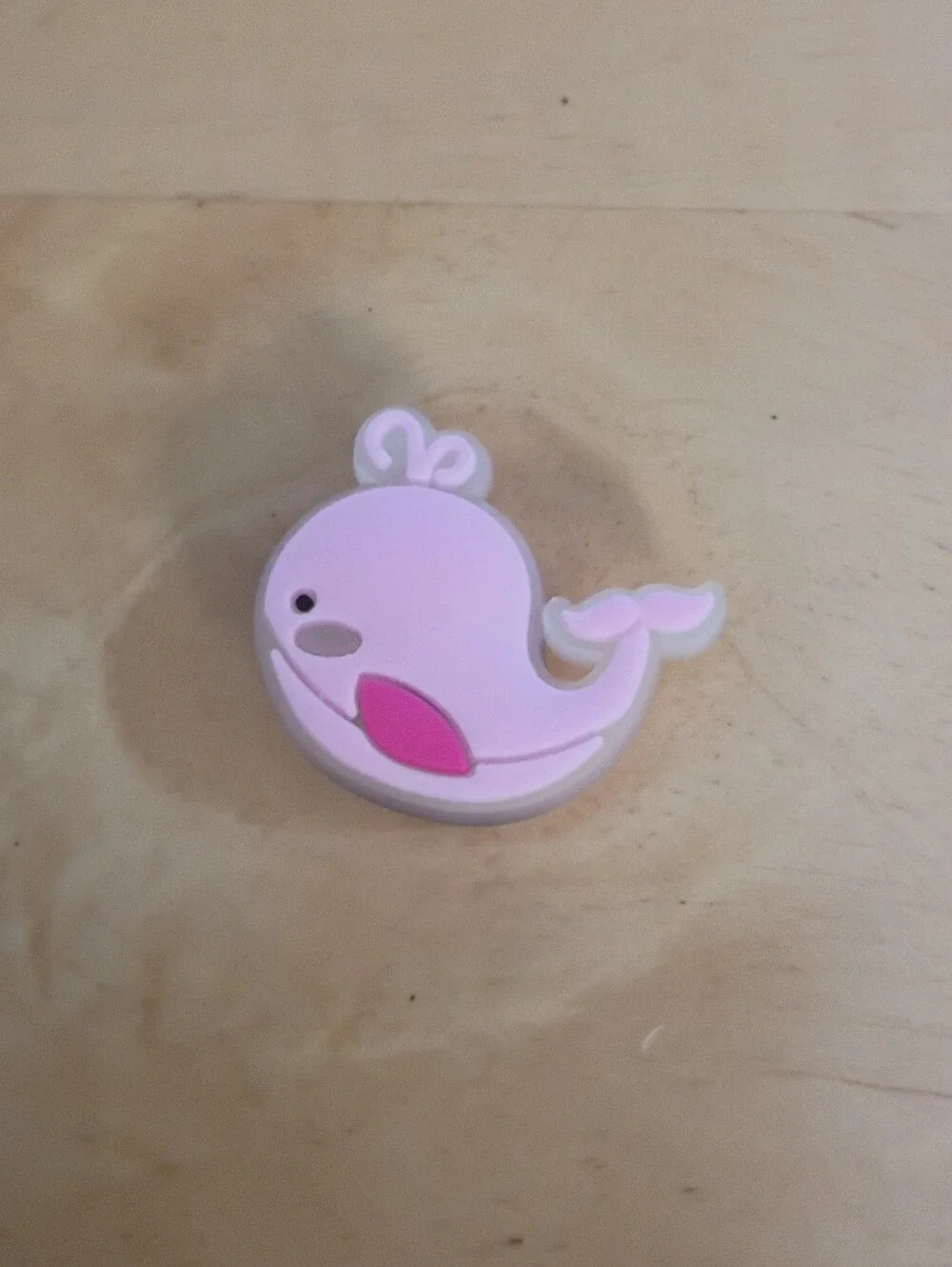 10 for $10 Jibbitz Croc Charm - Luminous Pink Whale Sea Creature Animal - Glow